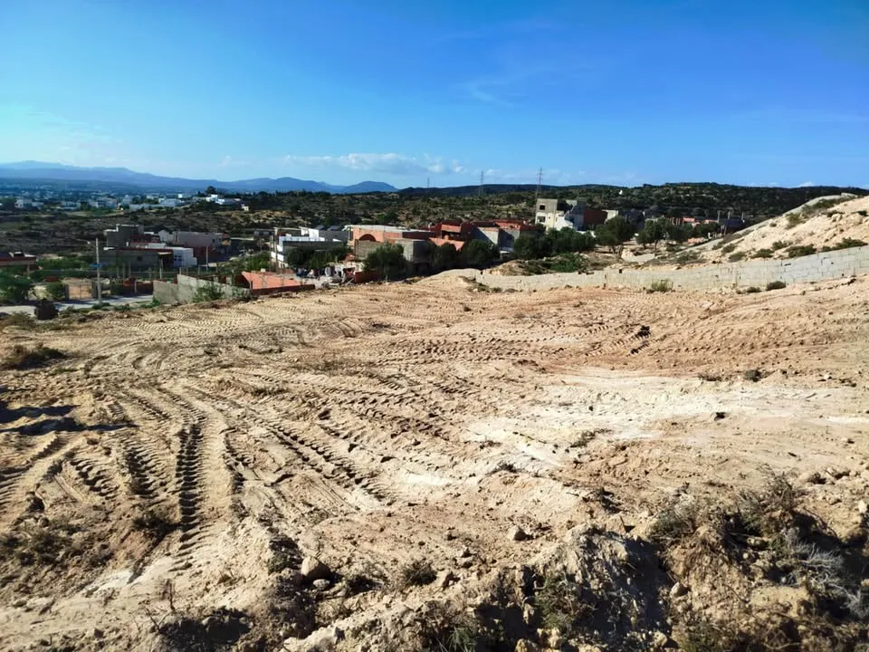 TERRAIN A VENDRE A HAMMAMET FUTURE PROJET VILLA VUE PANORAMIQUE MER