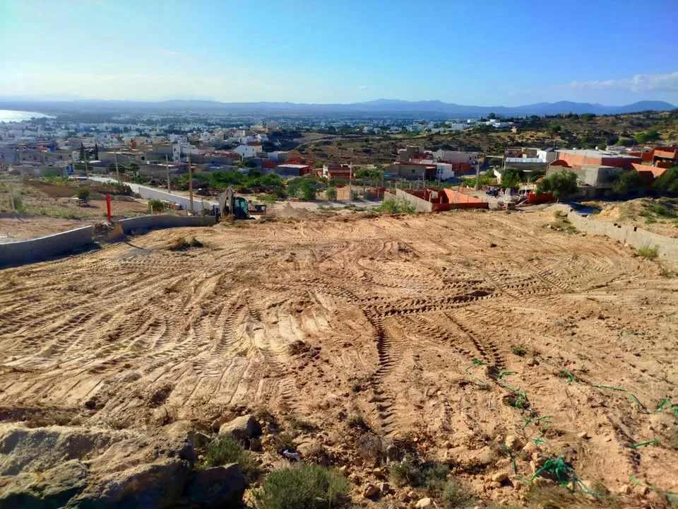 TERRAIN A VENDRE A HAMMAMET FUTURE PROJET VILLA VUE PANORAMIQUE MER