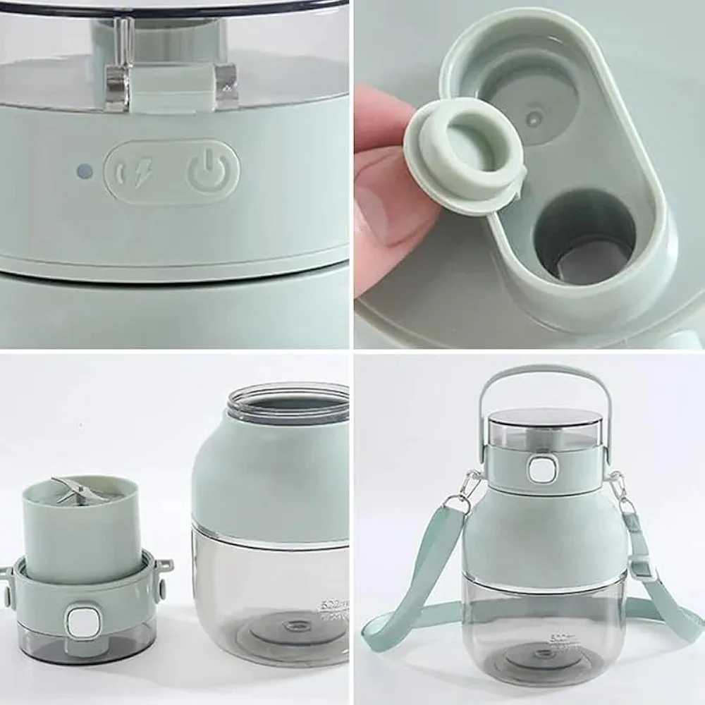 Bouteille presse-agrume rechargeable portable 1.5L