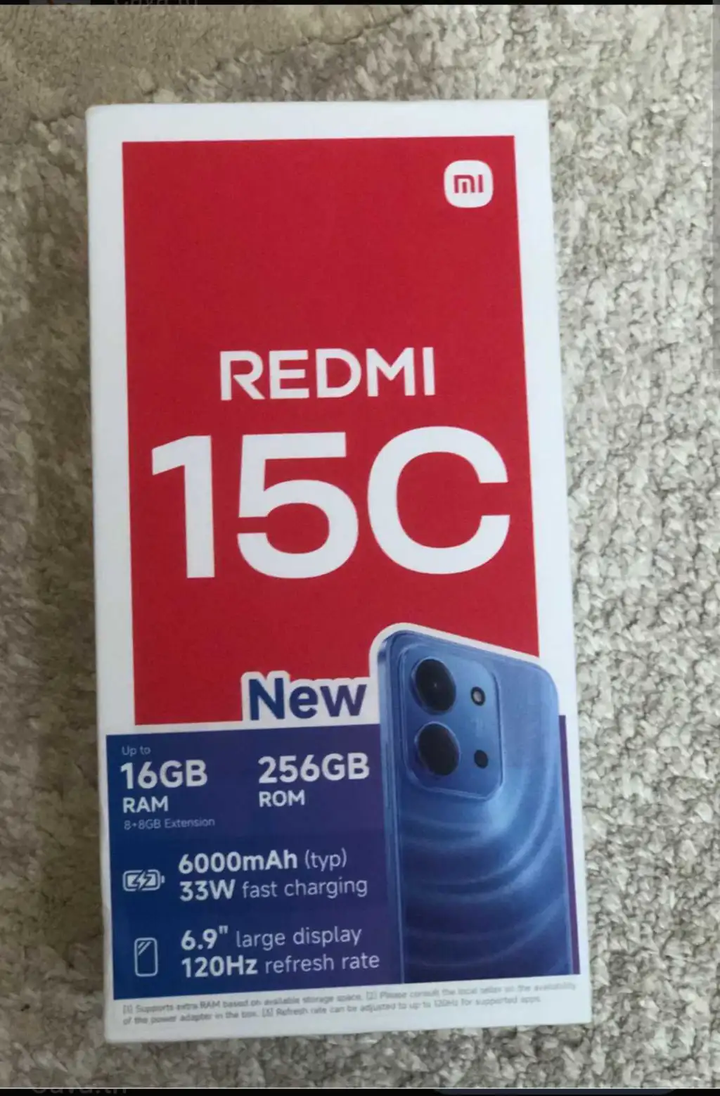 Redmi 15 5G 16Gb/256Go neuf cacheté
