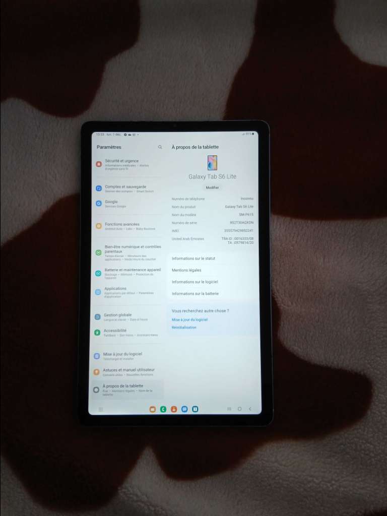 Samsung tab s6 lite 4/64