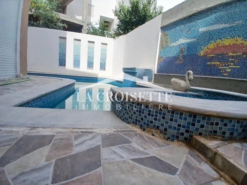 Villa s4 meublée avec piscine à Ain Zaghouan nord ZVL0030