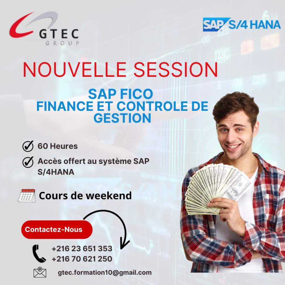 Nouvelle session â SAP FICO S/4HANA