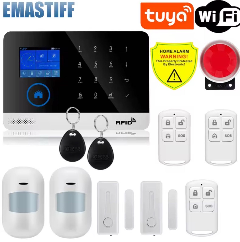 Système alarme maison sans fil , wifi,gsm