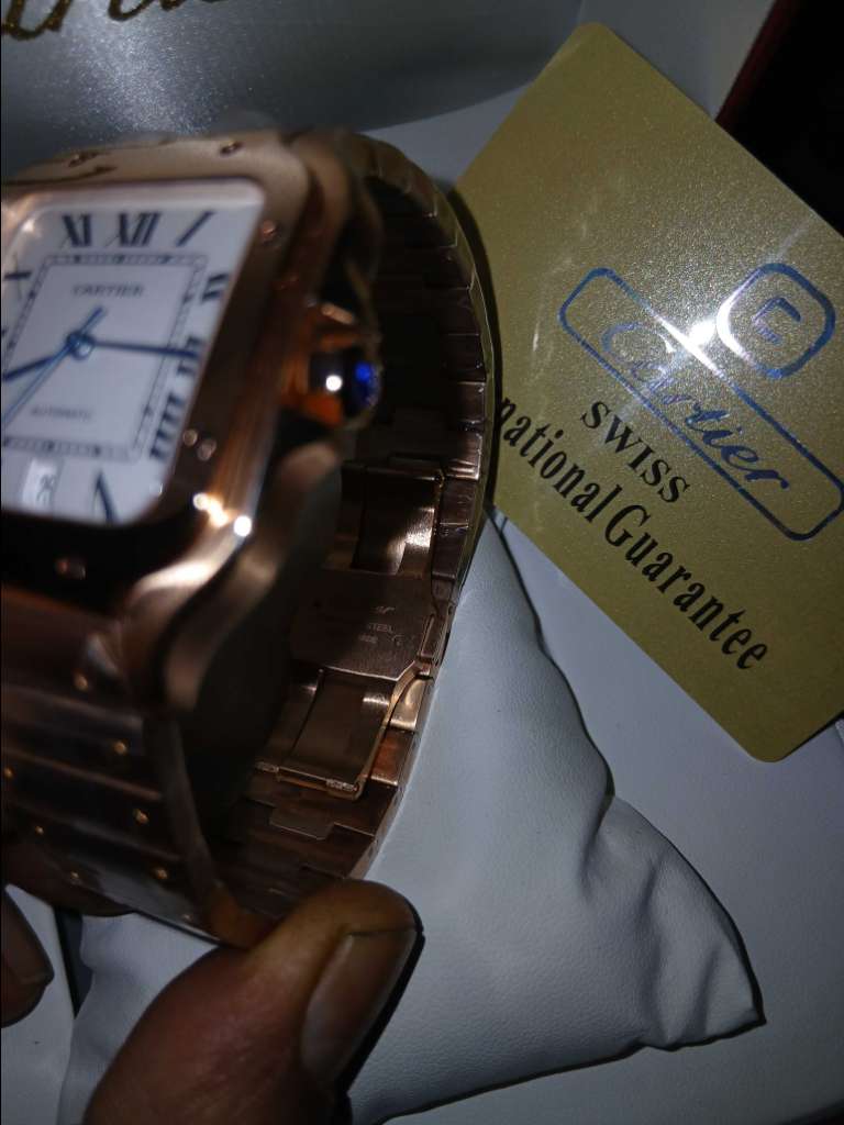 montre cartier Santos swiss made dans sont đŠ tĂ©lĂ©phone âïž 53335227
