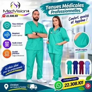👉Tenues pour médecins & infirmiers