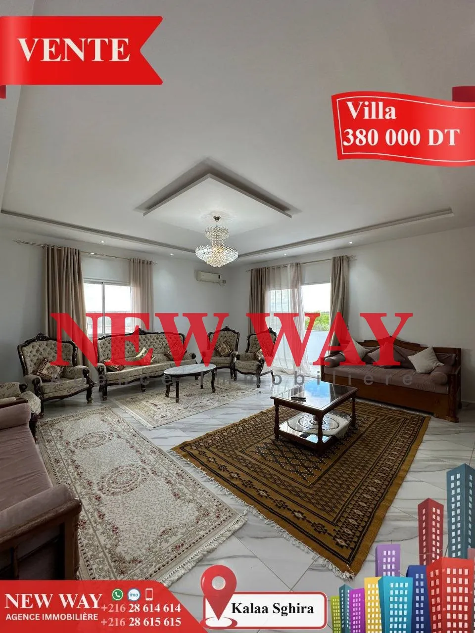 Villa Sur un Axe Principale à kalàa Sghira