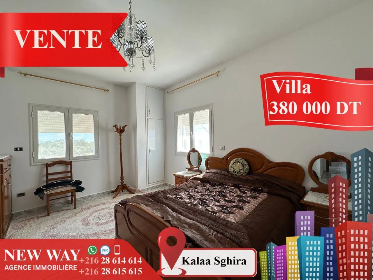 Villa Sur un Axe Principale à kalàa Sghira