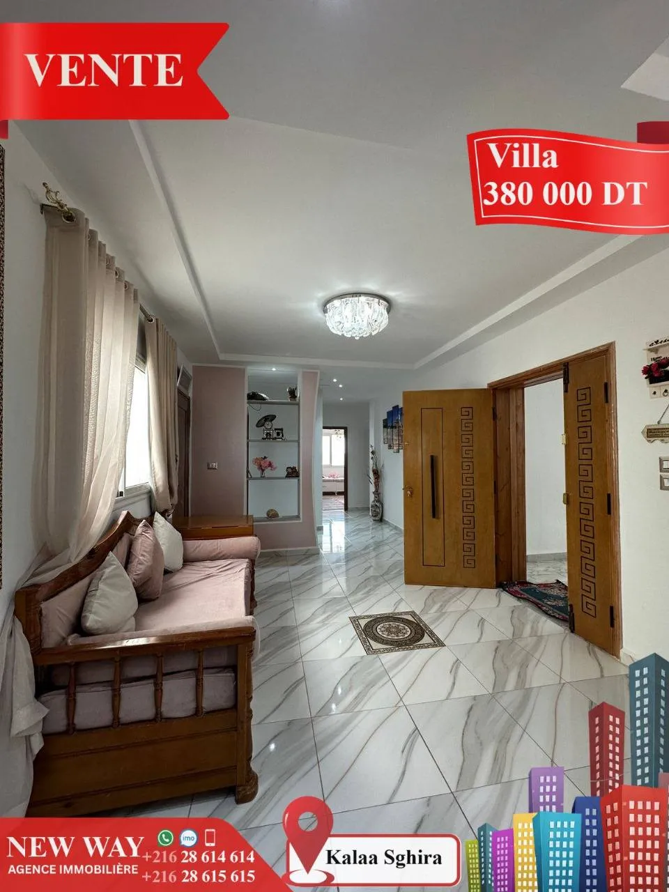Villa Sur un Axe Principale à kalàa Sghira