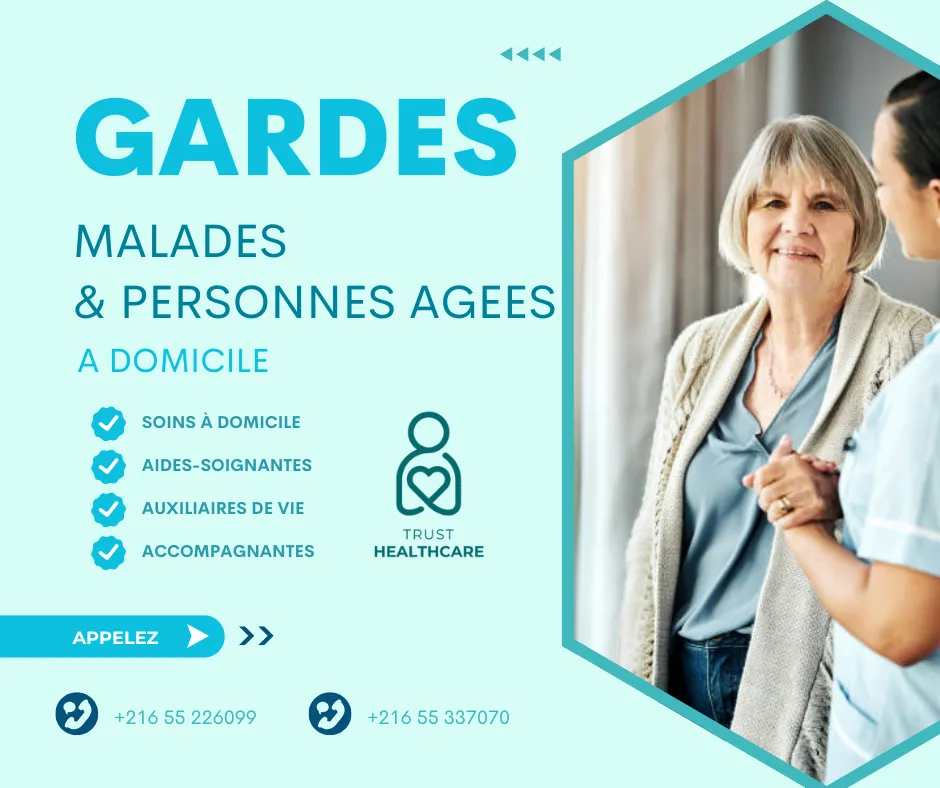 GARDES MALADES A DOMICILE A LA SOUKRA