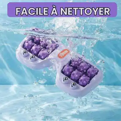 Rouleau De Massage Double Portable Pour Les Pieds