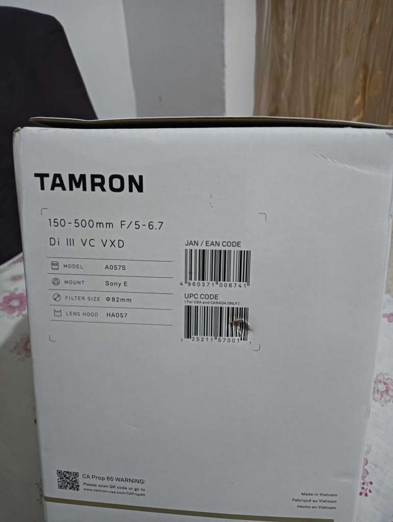 Objectif caméra numérique Tamron