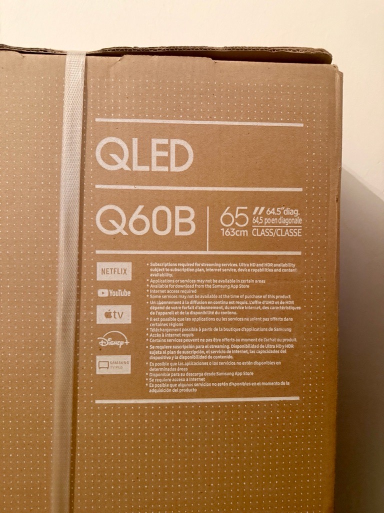 Tv Samsung QLED 65 Pouces (Cacheté)