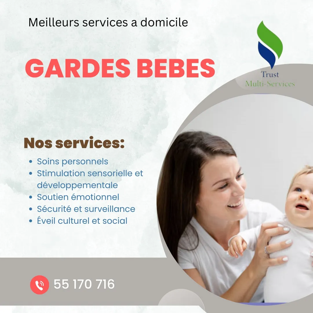  société TMS  propose des Gardes Bebes A LAOUINA