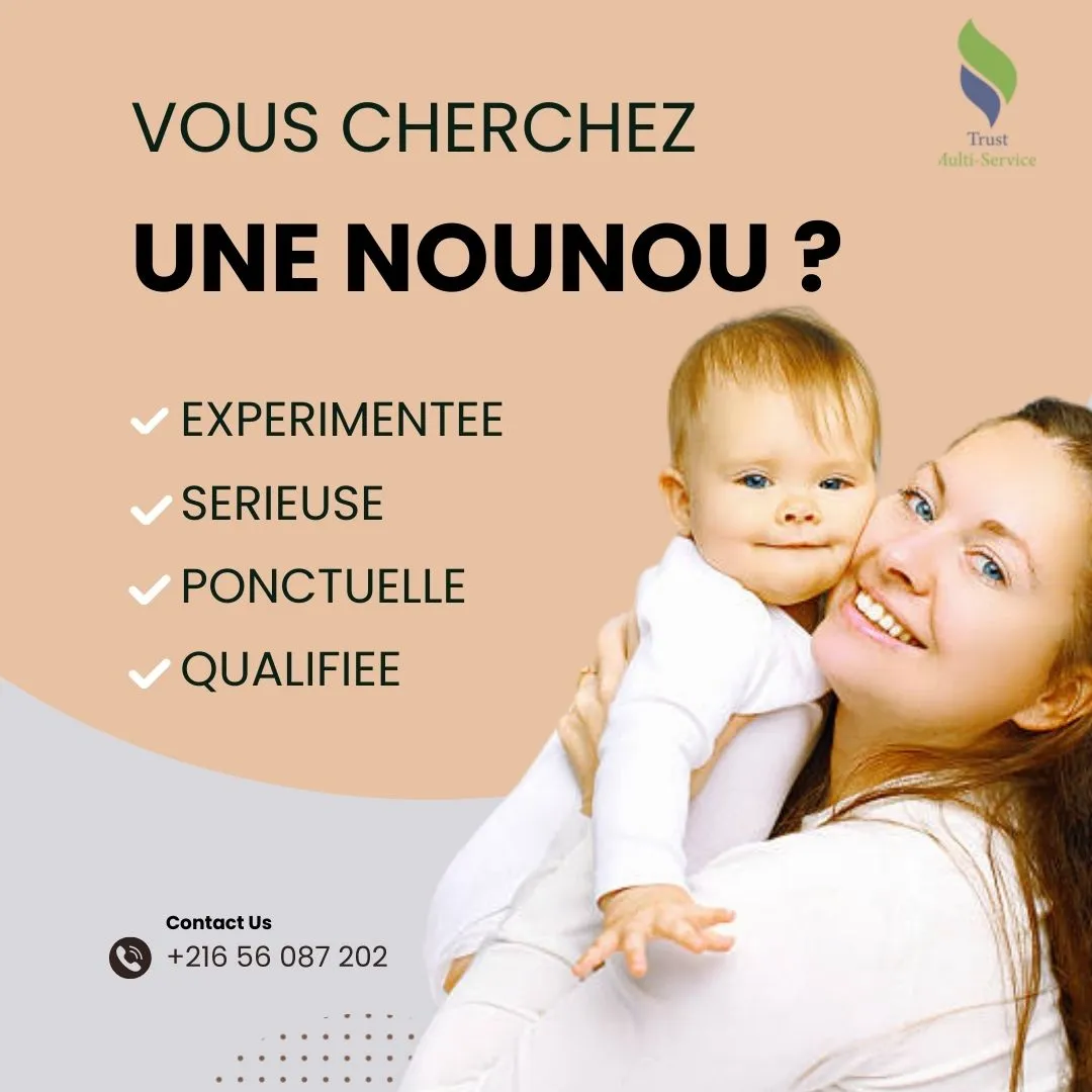 Vous cherchez une nounou expérimentée A Mornag?