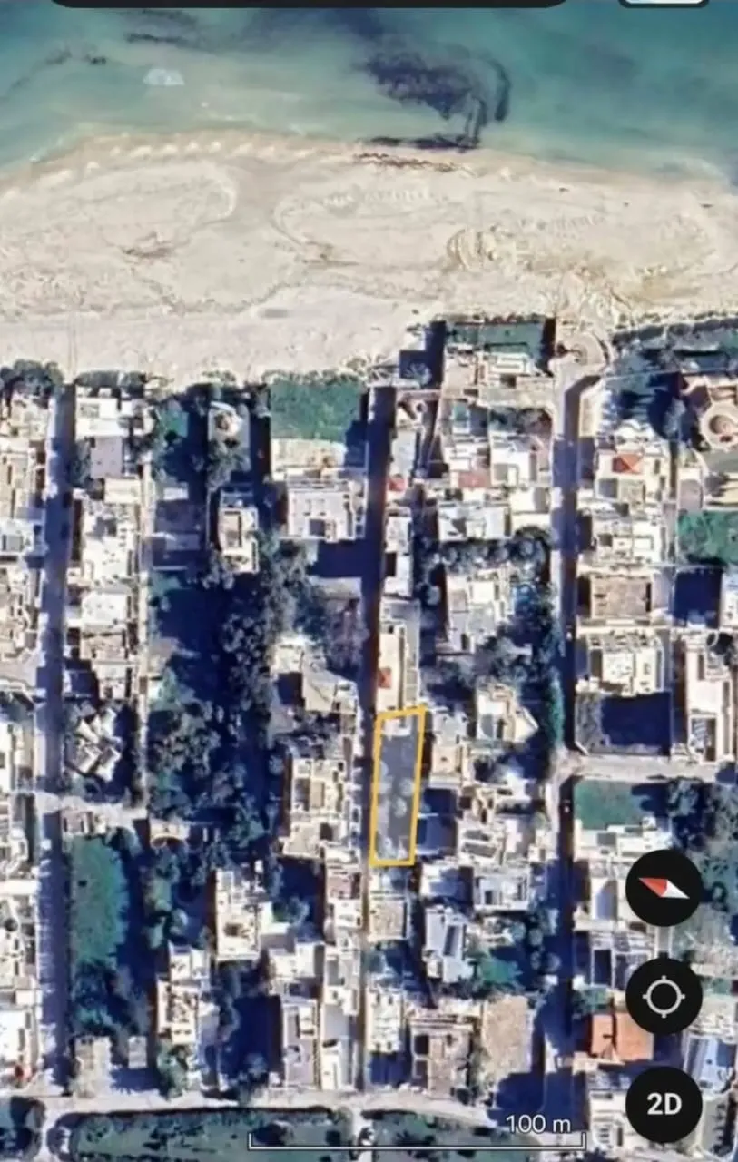 Terrain kantaoui 490 m² à Sousse