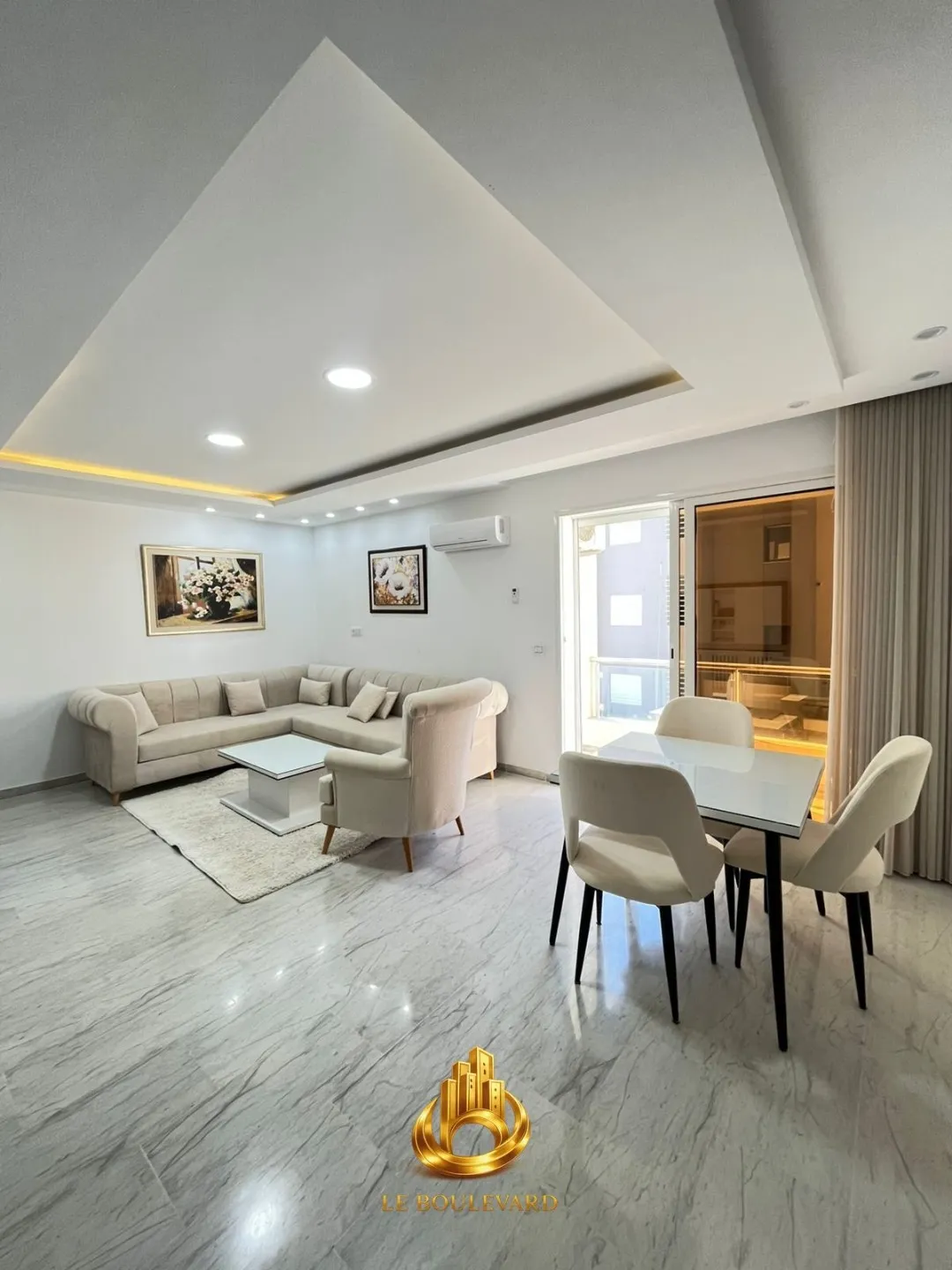 A Louer Appartement S+2 Haut Standing à Hammamet Nord 