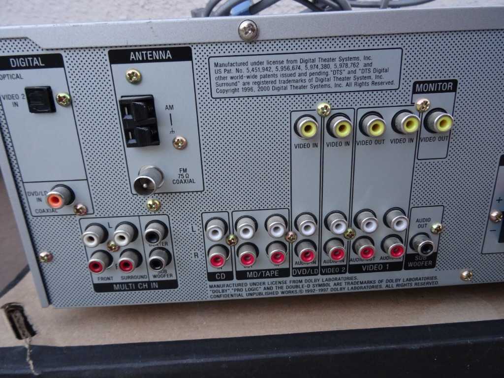 Ampli tuner Sony