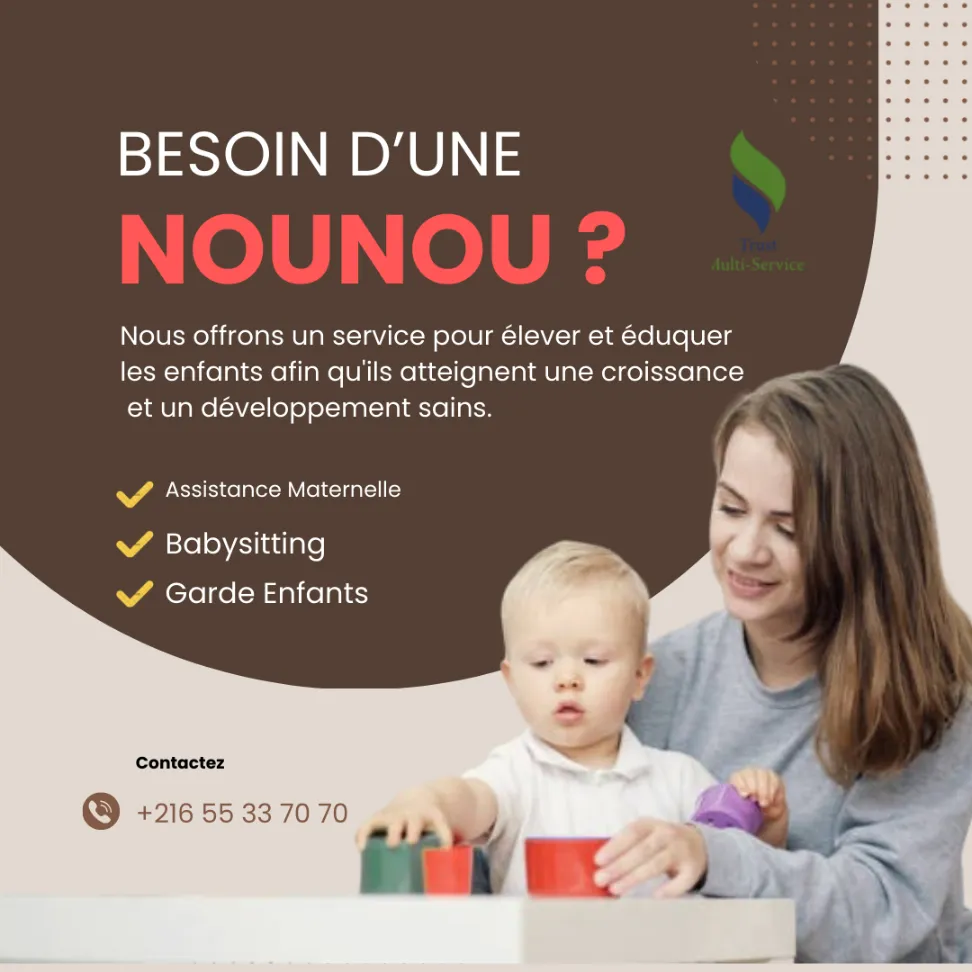 NOUNOU A DOMICILE A L'AOUINA