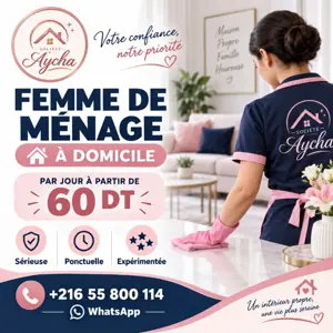 Femme de ménage par jour