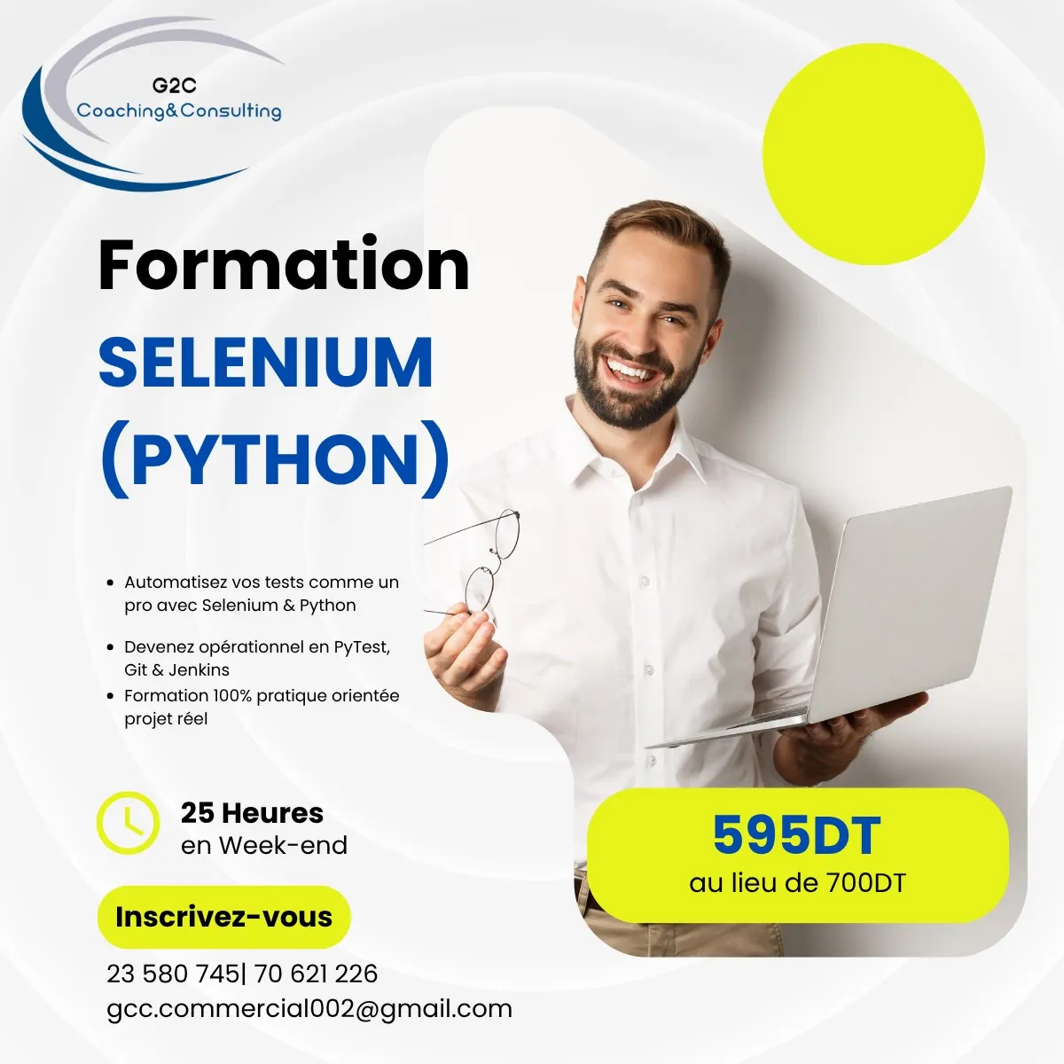 Formation sélénium avec python