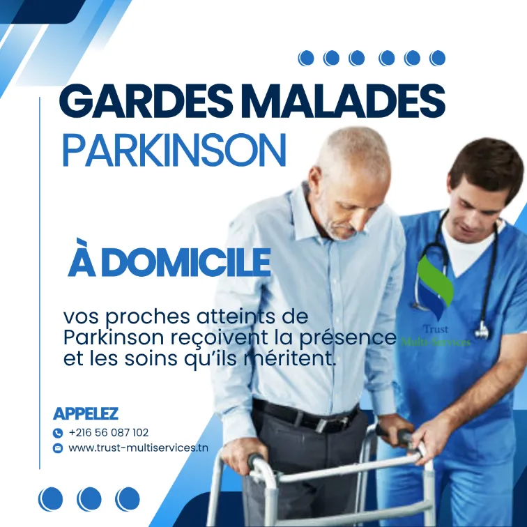 GARDES MALADES DE PARKINSON A DOMICILE À DJERBA