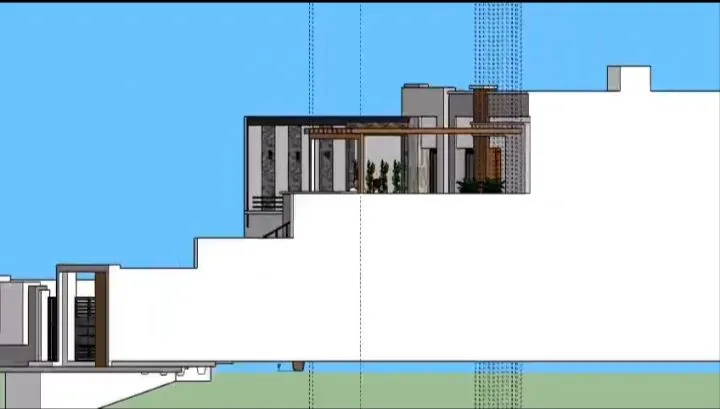 villa en cours de construction près de la mer