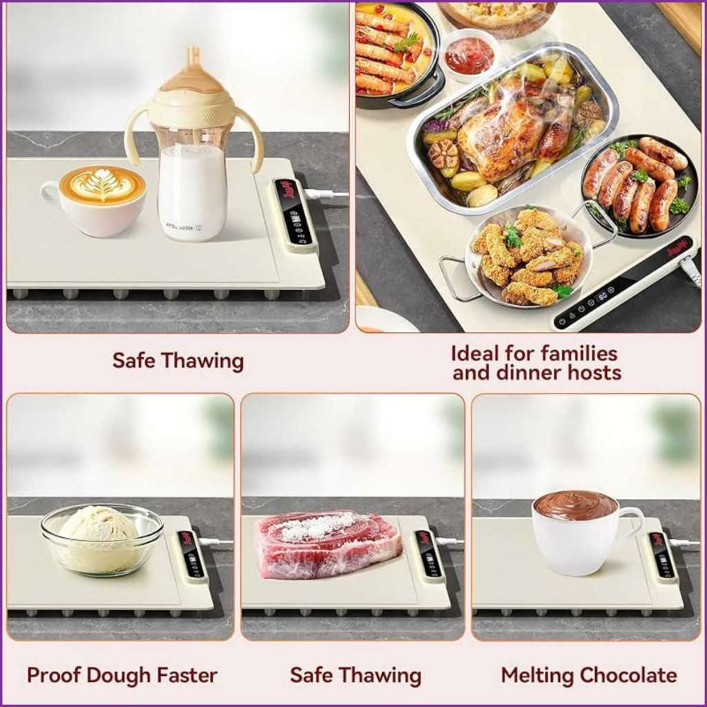 Tapis de Réchauffement Alimentaire Électrique