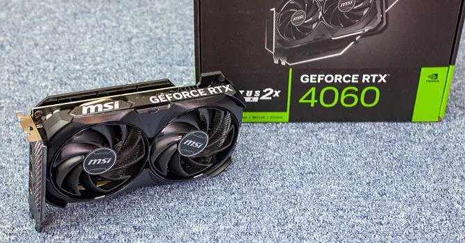 MSI GeForce RTX 4060 VENTUS 2X BLACK 8G OC