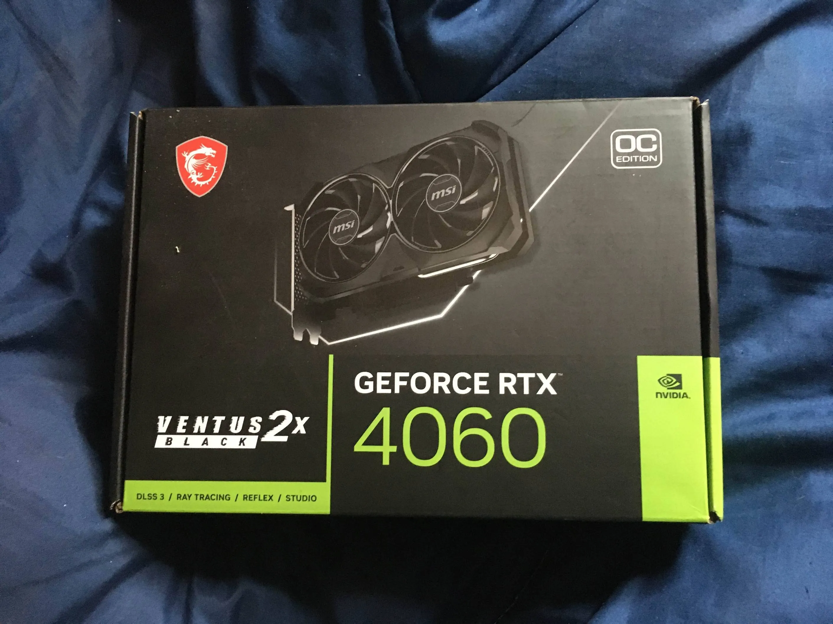 MSI GeForce RTX 4060 VENTUS 2X BLACK 8G OC