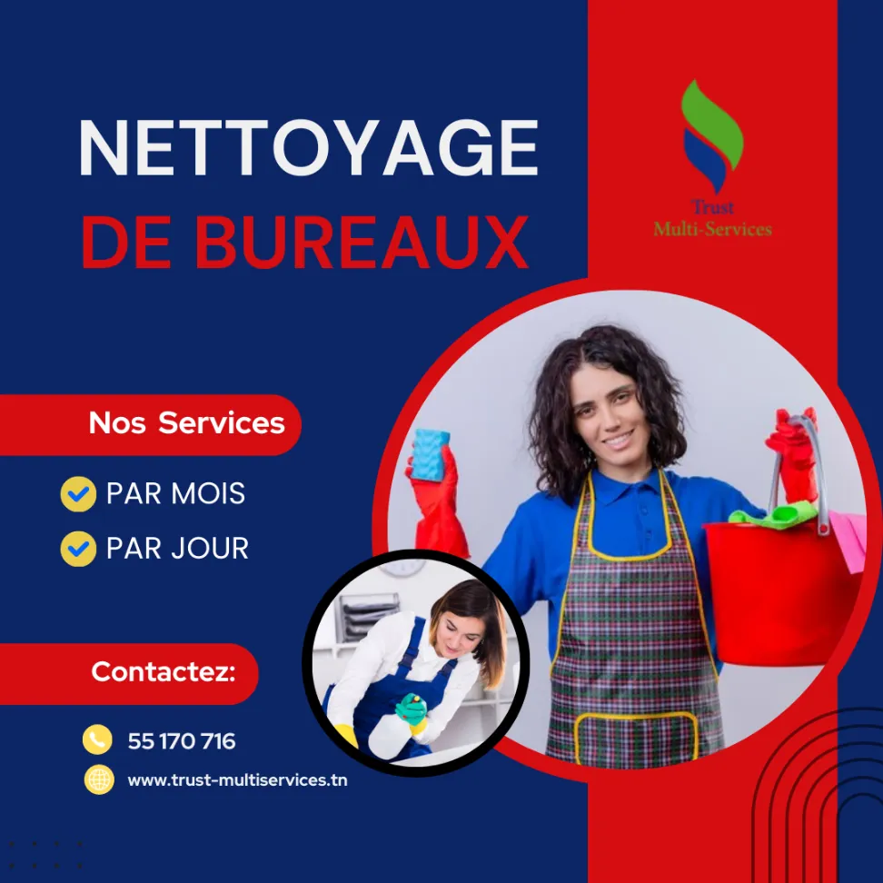 FEMME DE MENAGE POUR BUREAUX PAR JOUR A RAOUED