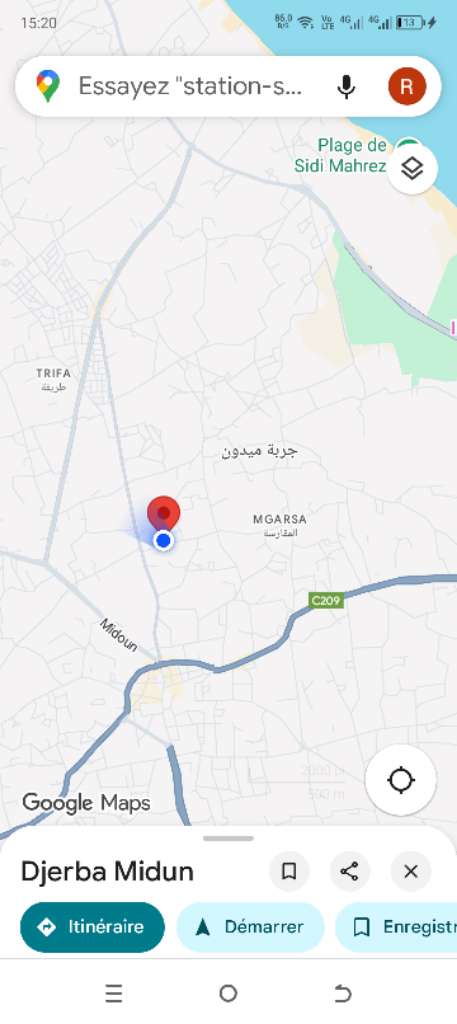 Location appartement à la nuitée Djerba Midoun