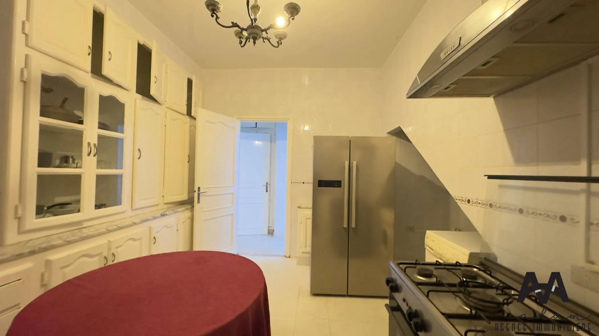 Rez-de-chaussée de villa S+2 meublé à Lido, Nabeul