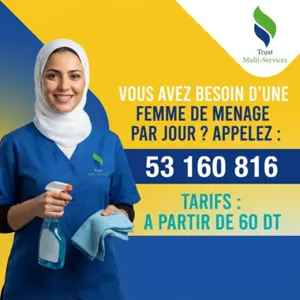 femme de menage par jour a rades