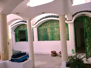 un rez-de-jardin d'une villa s+0 meublé a louer situé a manar 3 prés de manar city