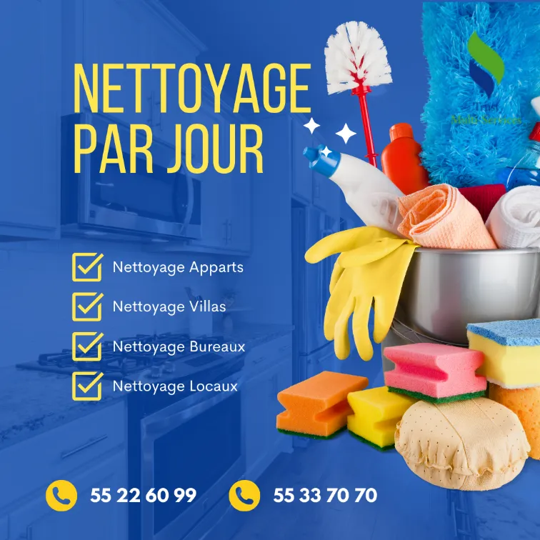 femme de menage par jour a chotrana