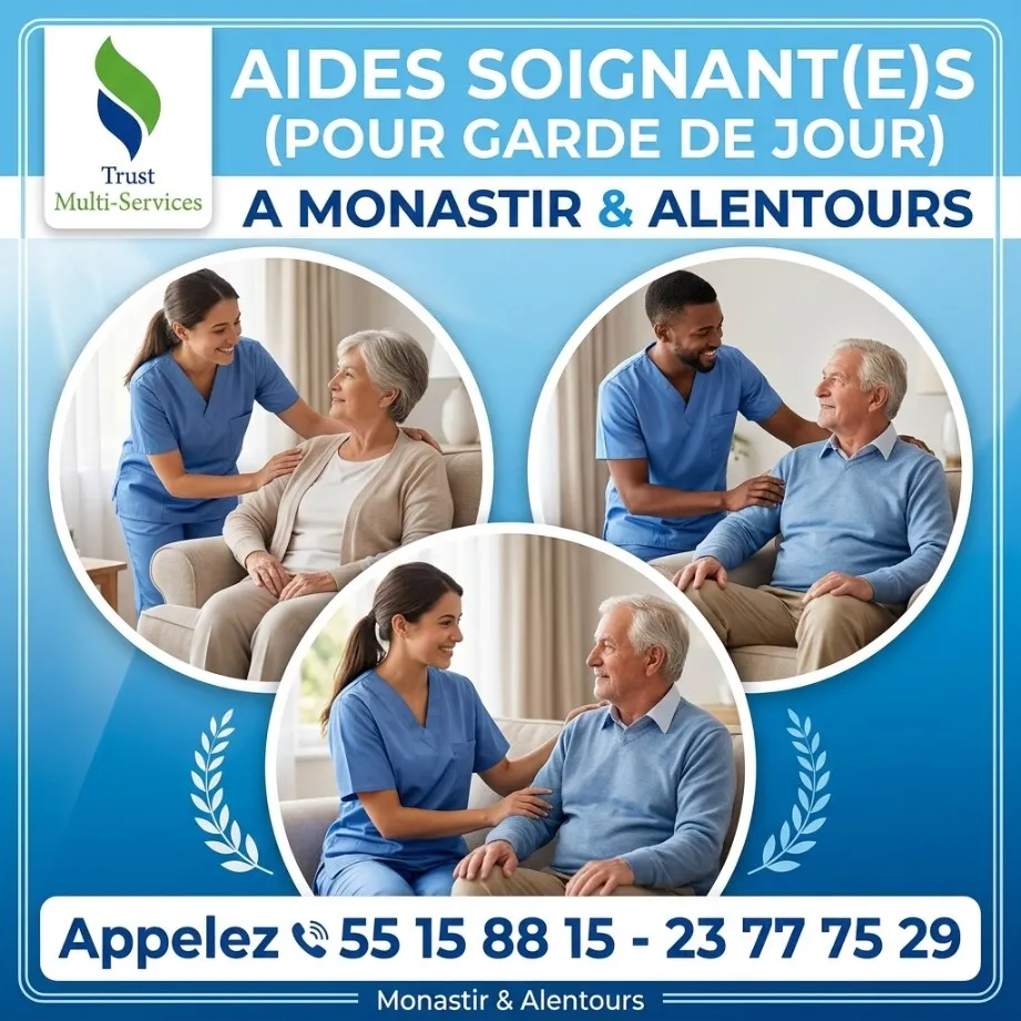 GARDE MALADE A MONASTIR - GARDE JOUR