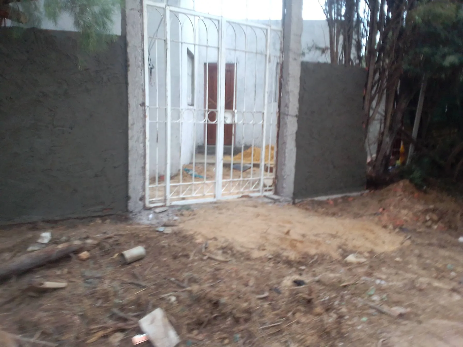 Terrain + maison route plage mami rasjbal