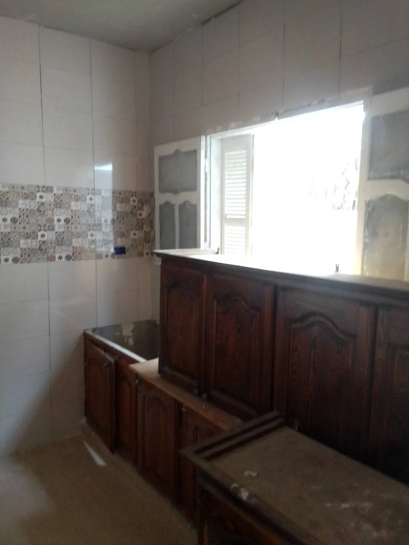 Terrain + maison route plage mami rasjbal