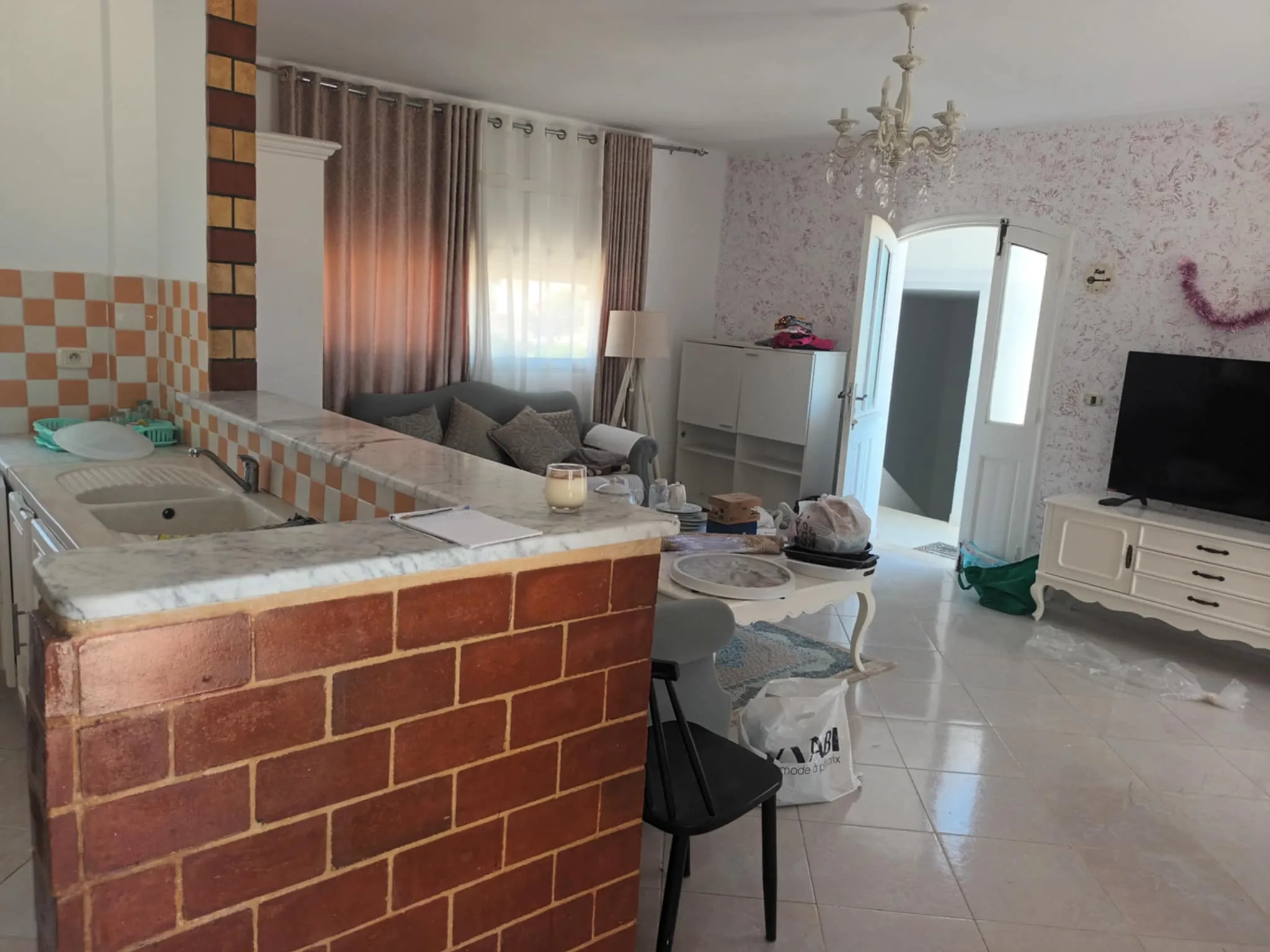 appartement meublé pour location de vacance à corniche Bizerte