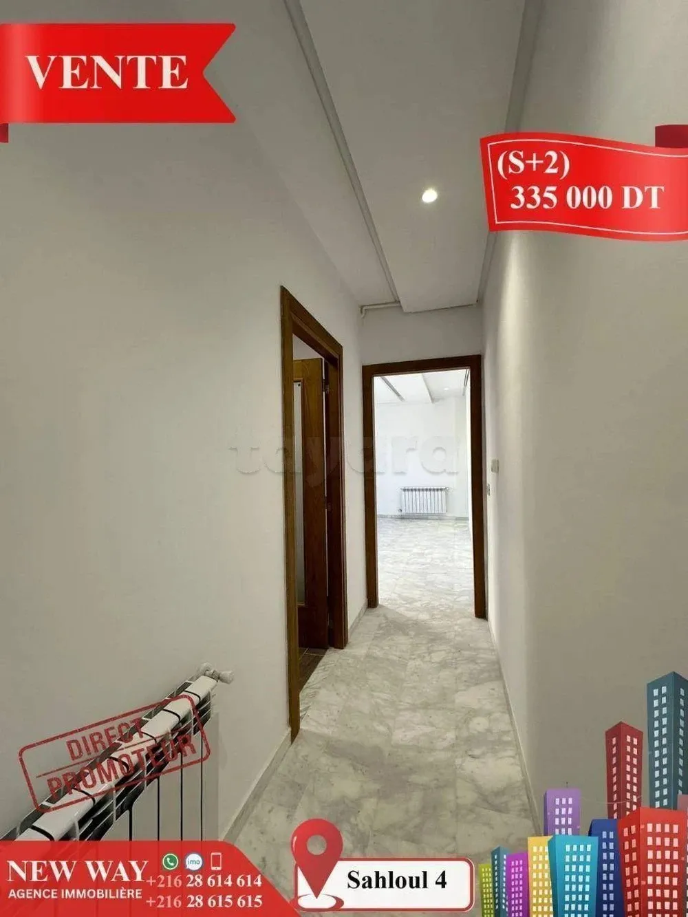 (S+2) Directe Promoteur à Sahloul 4
