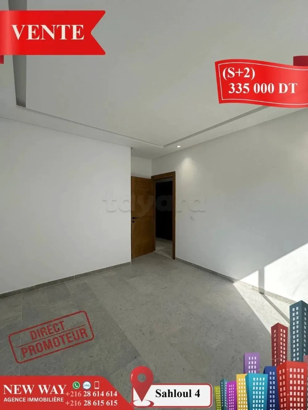(S+2) Directe Promoteur à Sahloul 4