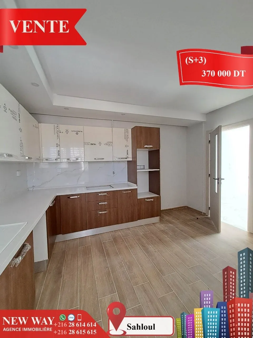 Appartement (S+3) à Sahloul 4