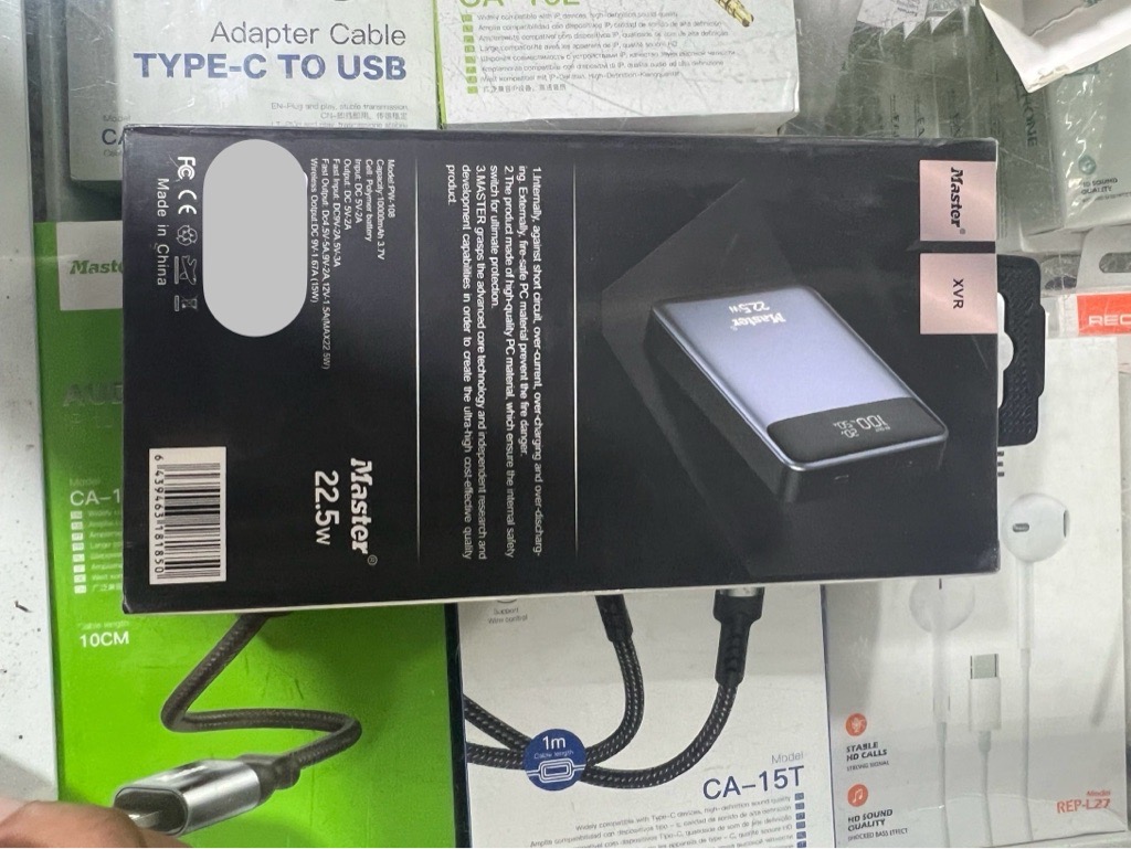 Master Power Bank MagSafe 10000Mah 22.5W Charge Rapide Avec Type C Port Output Tunis