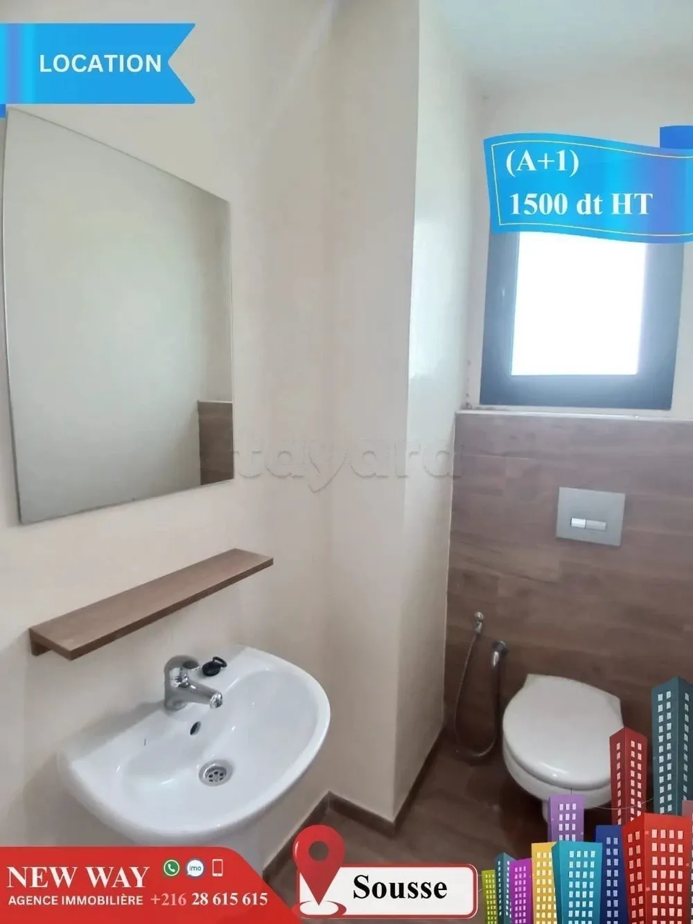 Bureau (A+1) à Sousse dans un Emplacement Stratégique