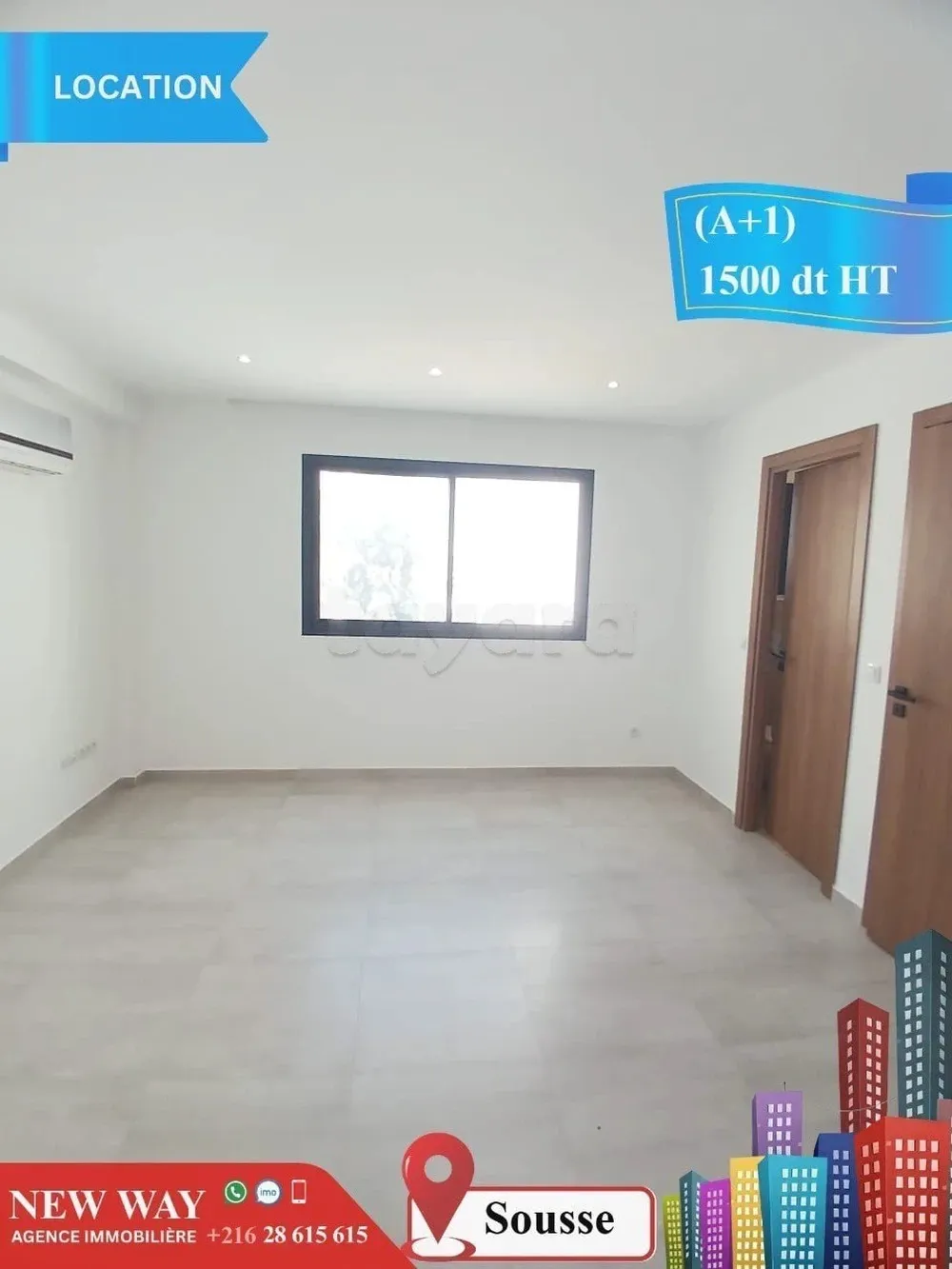 Bureau (A+1) à Sousse dans un Emplacement Stratégique