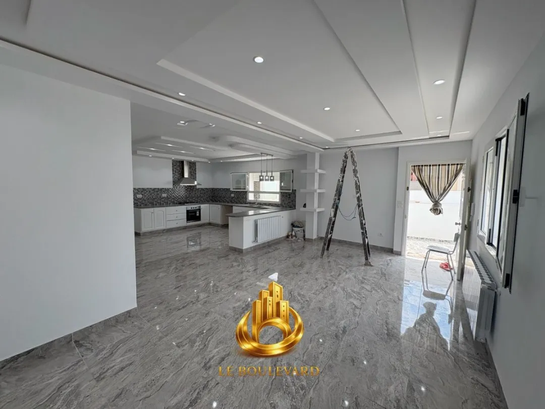 A Louer Etage De Villa S+2 Jamais Habité à Bir Challouf, Nabeul