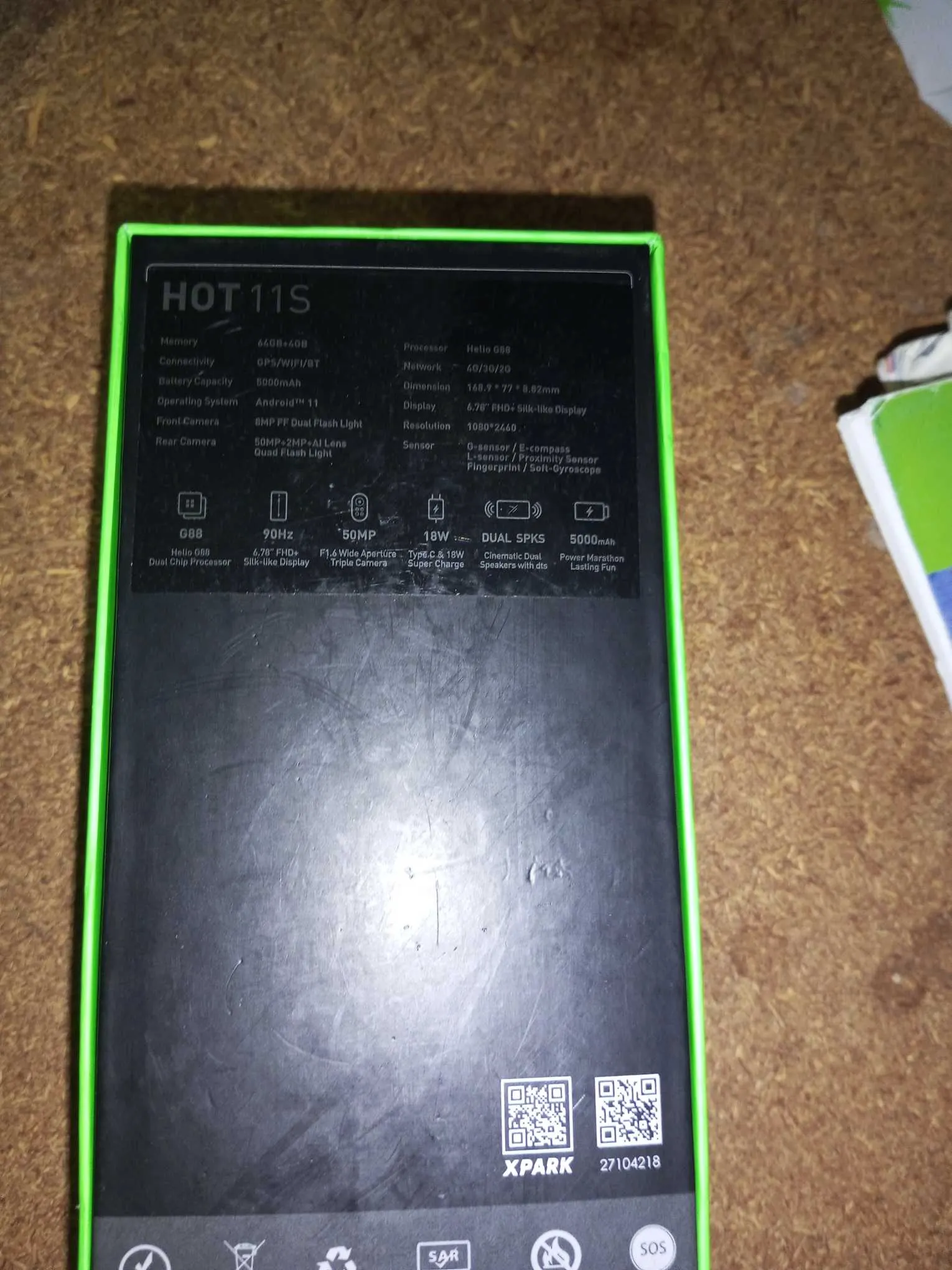 Téléphone portable Infinix hot 11s à vendre