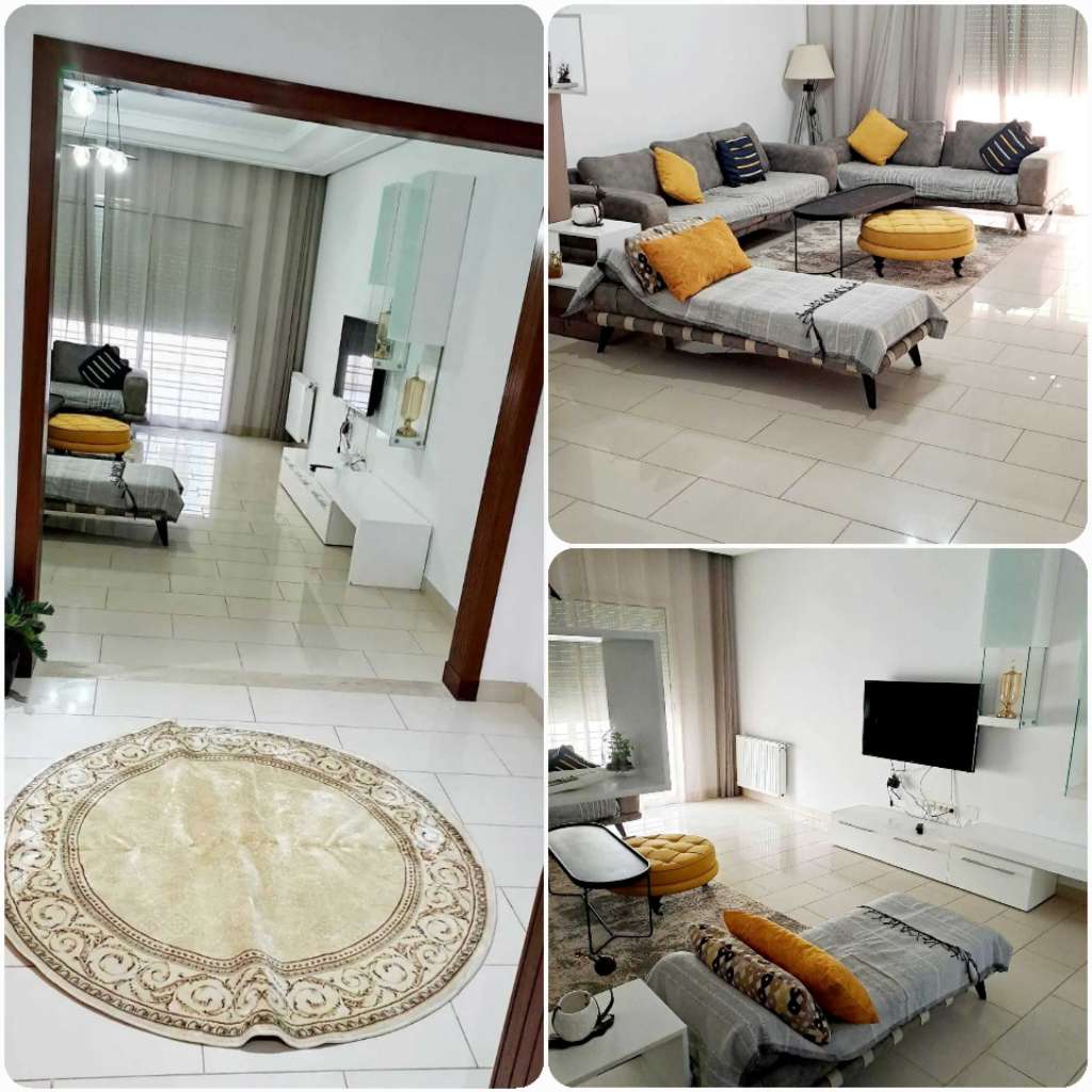 Particulier L Apt S4 meublé Neuf Cité Palmeraies l'aouina 