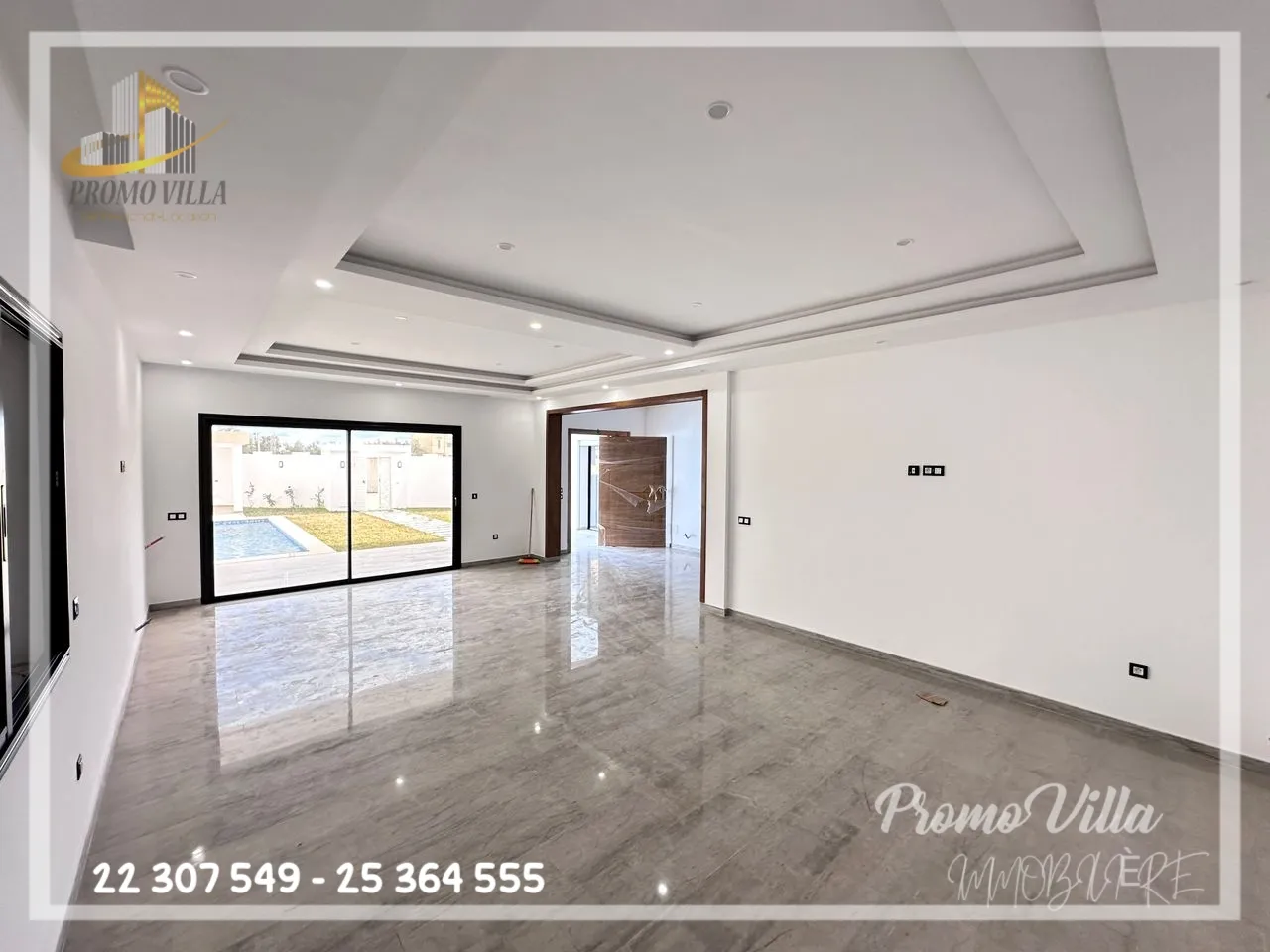 une charmante villa de style moderne sur 600m² de terrain